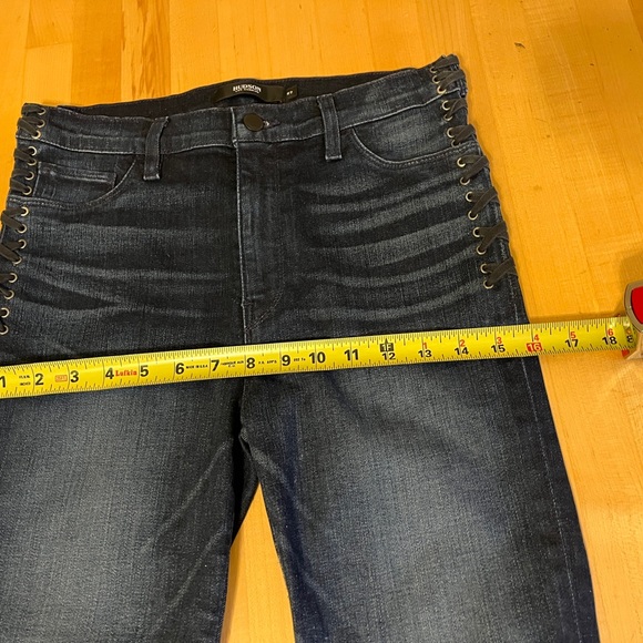 NEW*👖Hudson Barbara High Rise Super Skinny Ankle Jean w/ Side Laces NWOT 27 - Picture 14 of 15